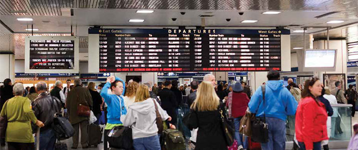 All Aboard - One of the world's busiest train stations is fully protected